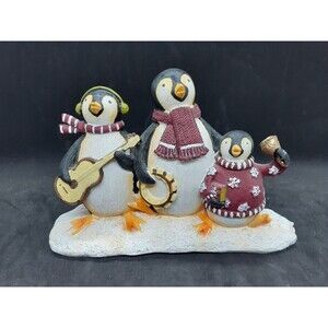 Debbie Mumm Penguins in Snow Playing Instruments 2008